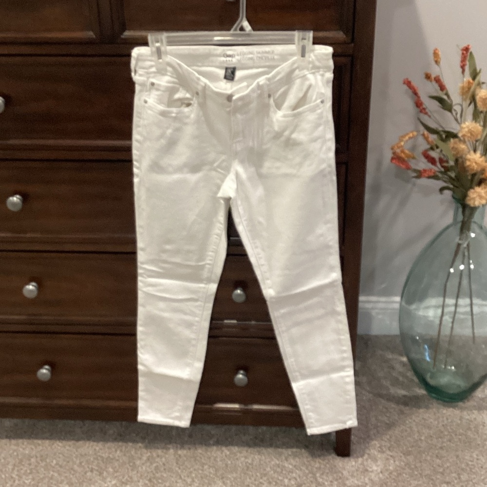 GAP WHITE JEAN LEGGING